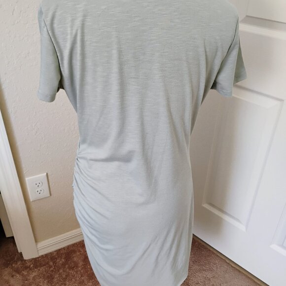 BTFBM Size Medium Light Green gathered Dress - Picture 7 of 11